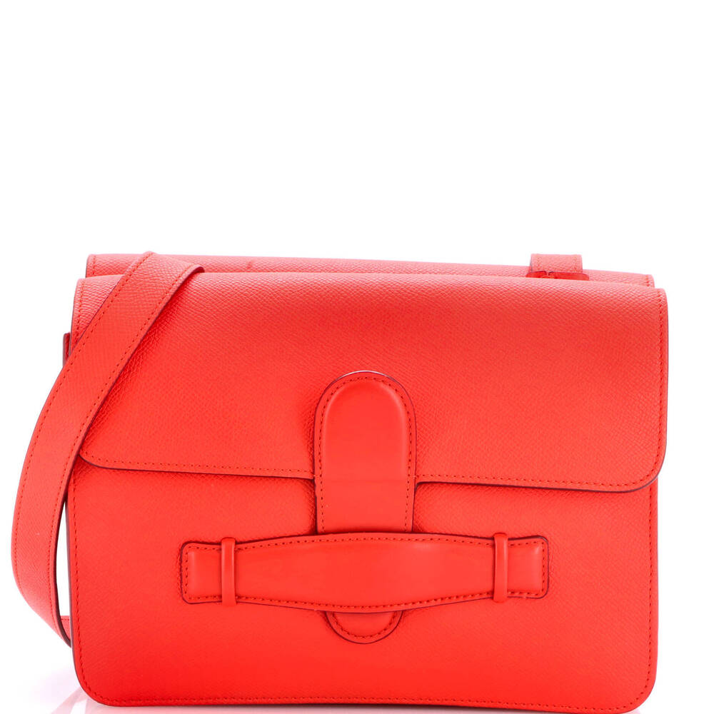 Celine Symmetrical Shoulder Bag Leather